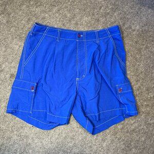 Vintage Tactics Men’s Swim Shorts – Blue Size 30 (8.5/10 Condition)